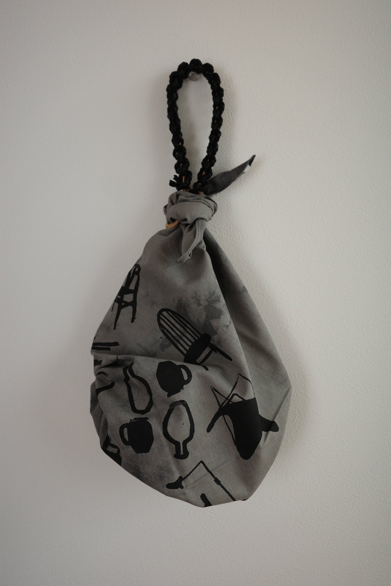 HUG me FUROSHIKI＿コーヒー＋ログウッド染め