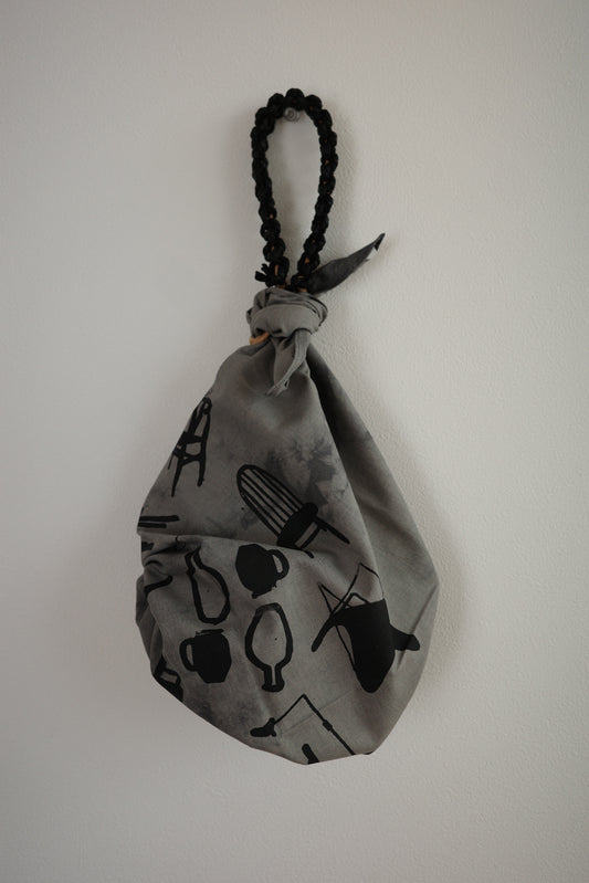 HUG me FUROSHIKI＿コーヒー＋ログウッド染め